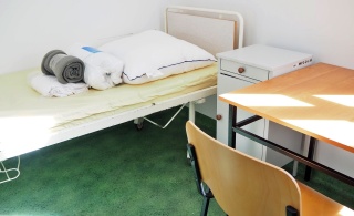 Przygotowywanie izolatorium w białogardzkim szpitalu