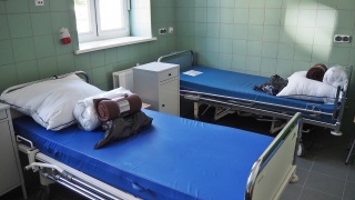 Przygotowywanie izolatorium w białogardzkim szpitalu