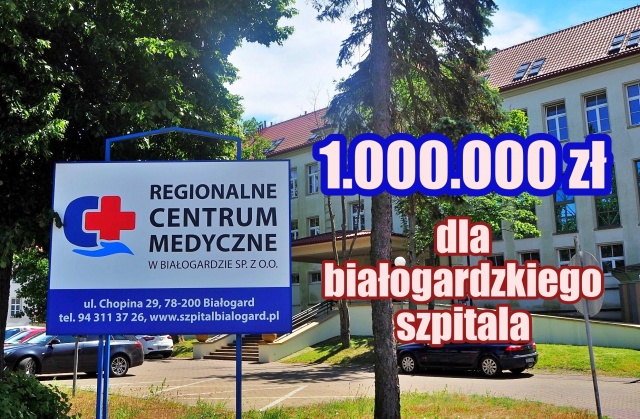 Milion zł dla szpitala