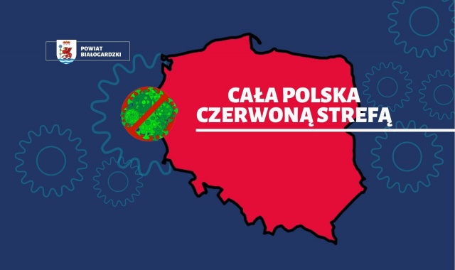 koronawirus Polska czerwoną strefą