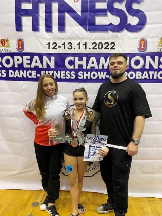 Lena Skaskiewicz z Białogardu mistrzynią Europy Fitness Show do lat 13