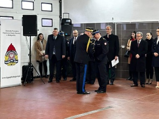 Nowy komendant KP PSP w Białogardzie, st. bryg. Dariusz Szperlak