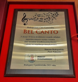 10 lat chóru Bel Canto. Koncert na jubileusz