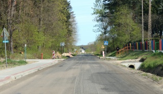 Przebudowa odcinka drogi 1170Z Pustkowo - Kościernica | maj 2023