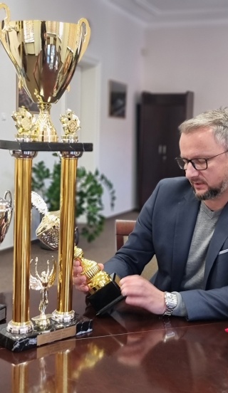 Spotkanie starosty Pawła Wiśniewskiego z kulturystką Anną Sobolewską-Kucharską | 29.09.2025